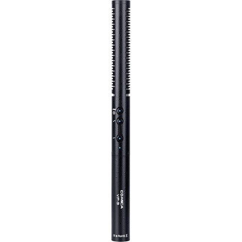 Comica Supercardioid Condenser Shotgun Microphone with Adjustable Sensitivity (CVM-VP3)