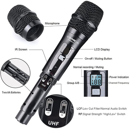 Comica Wireless Microphone UHF (CVM-WM200D)