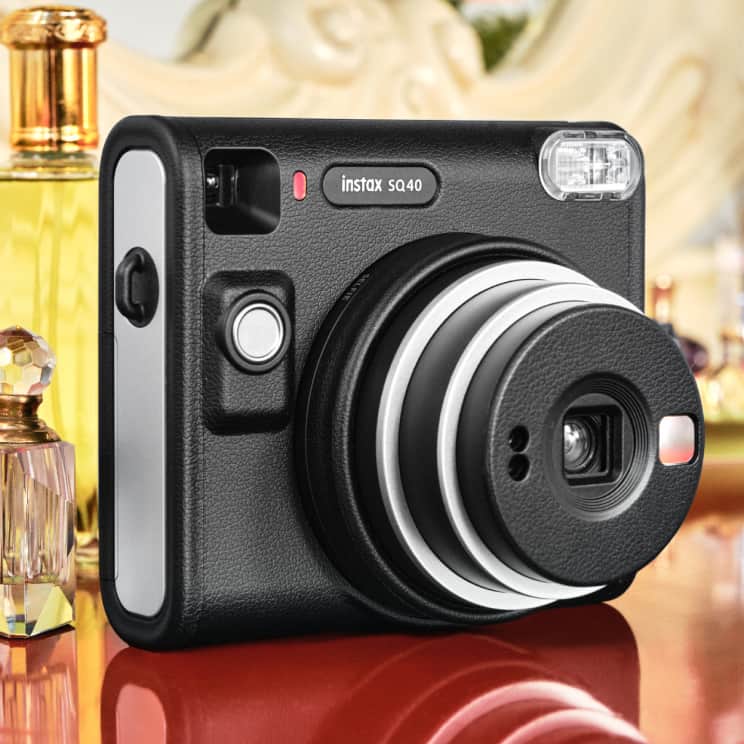 Fujifilm 富士菲林 instax SQUARE SQ40 即影即有菲林相機 (黑色) (平行進口)