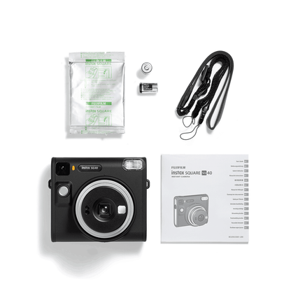 Fujifilm 富士菲林 instax SQUARE SQ40 即影即有菲林相機 (黑色) (平行進口)