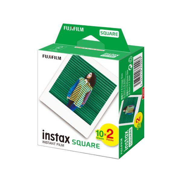 Fujifilm 富士菲林 instax SQUARE 即影即有菲林相紙 (白色 white) 10x2件裝