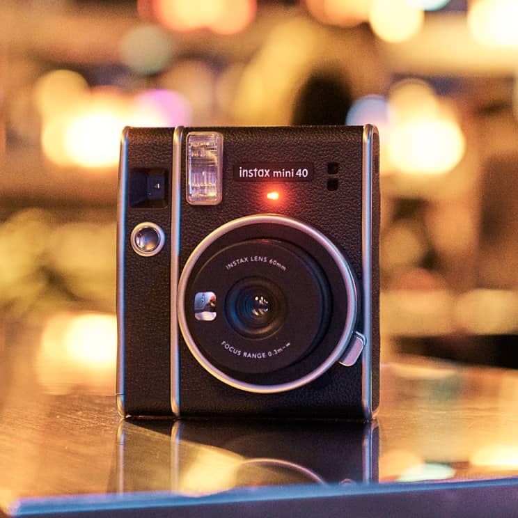Fujifilm 富士菲林 instax mini 40 即影即有菲林相機 黑色 (平行進口)