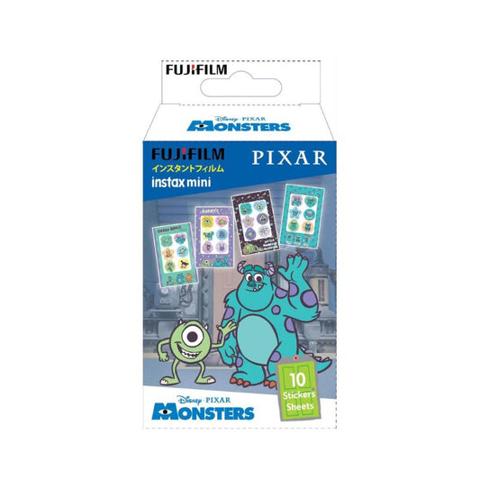 Fujifilm instax mini Instant Film with Stickers (Disney Pixar Monsters)