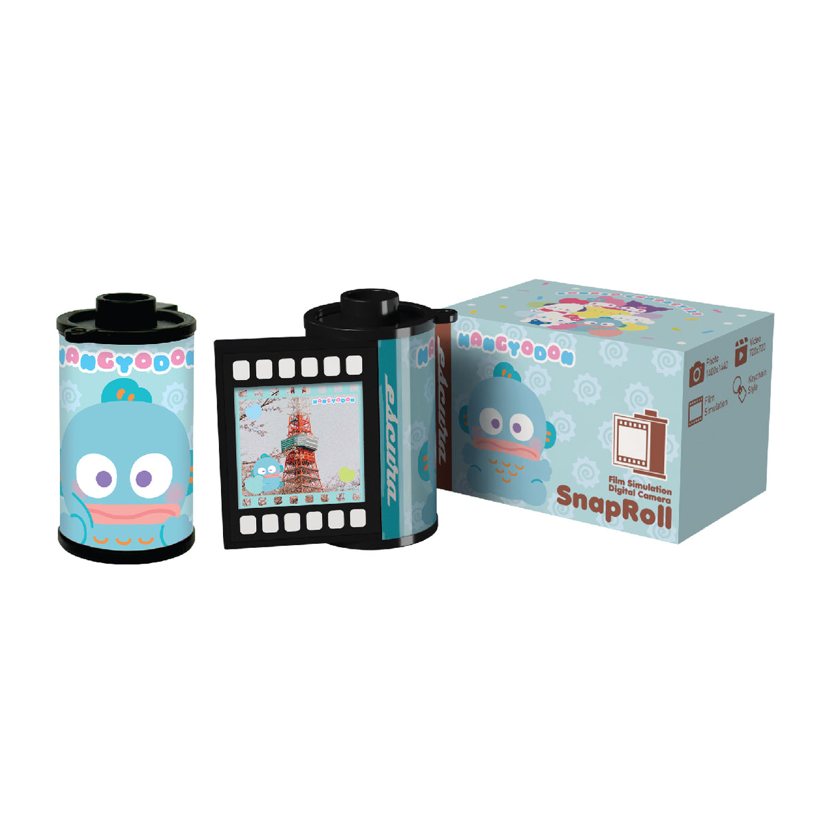 Escura × Sanrio Characters SnapRoll 菲林型數碼相機 (HANGYODON)