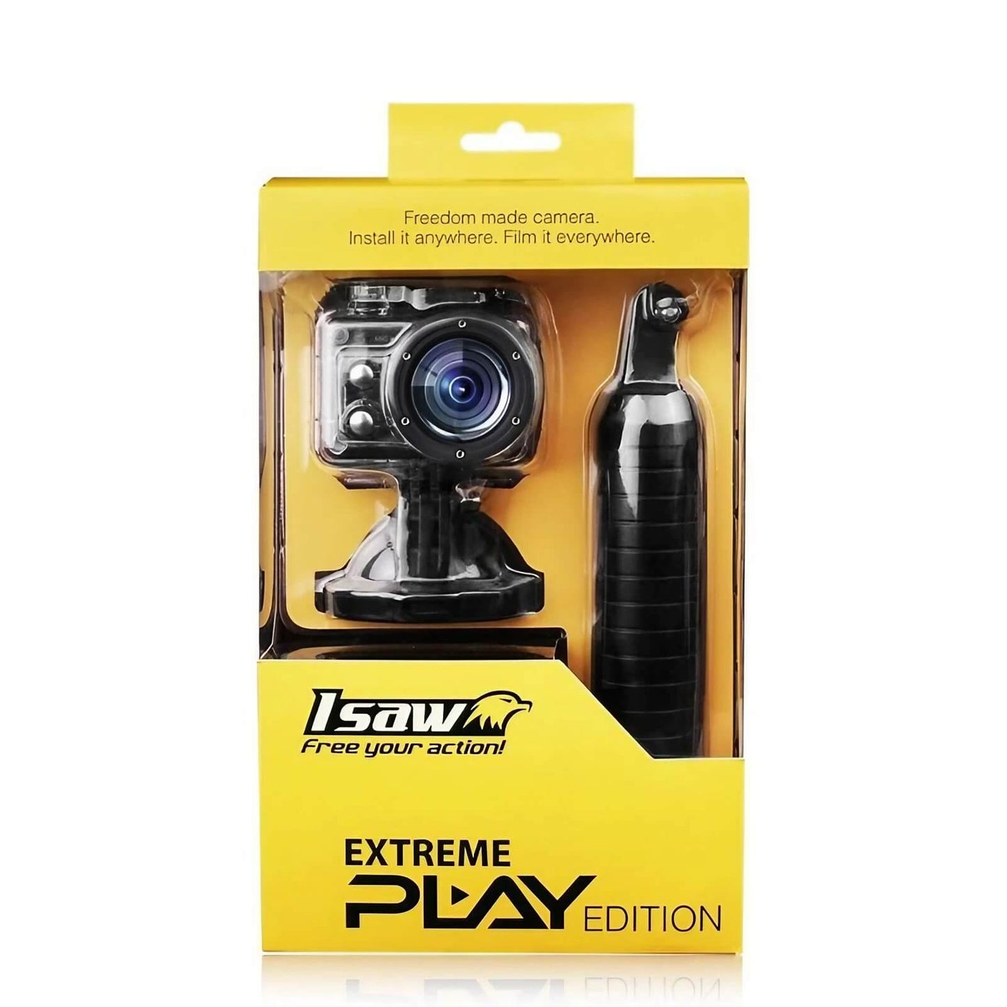 ISAW Extreme PLAY Edition Wifi 1080p FullHD Action Camera with Selfie Stick