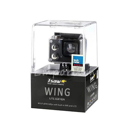 ISAW Wing Lite 版全高清防水運動相機 (1080p 黑色)