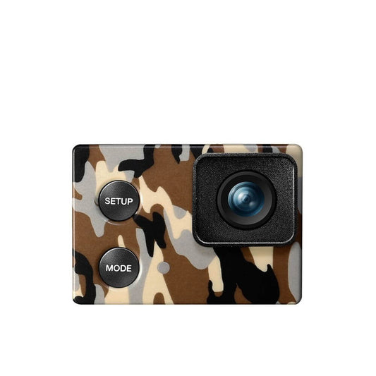 ISAW Wing Camo Edition FullHD Waterproof Housing Action Camera (1080p Unique Camouflage Decal)