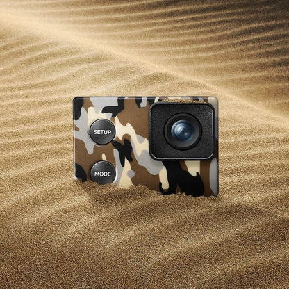 ISAW Wing Camo Edition FullHD Waterproof Housing Action Camera (1080p Unique Camouflage Decal)