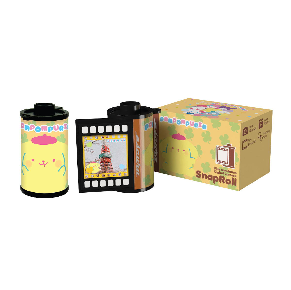 Escura × Sanrio Characters SnapRoll (POMPOMPURIN)
