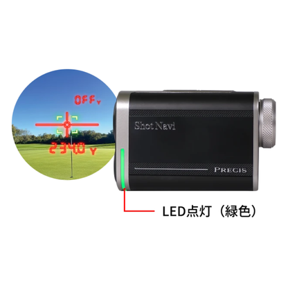 Shot Navi Laser Rangefinder Precis for Golf (Made in Japan)
