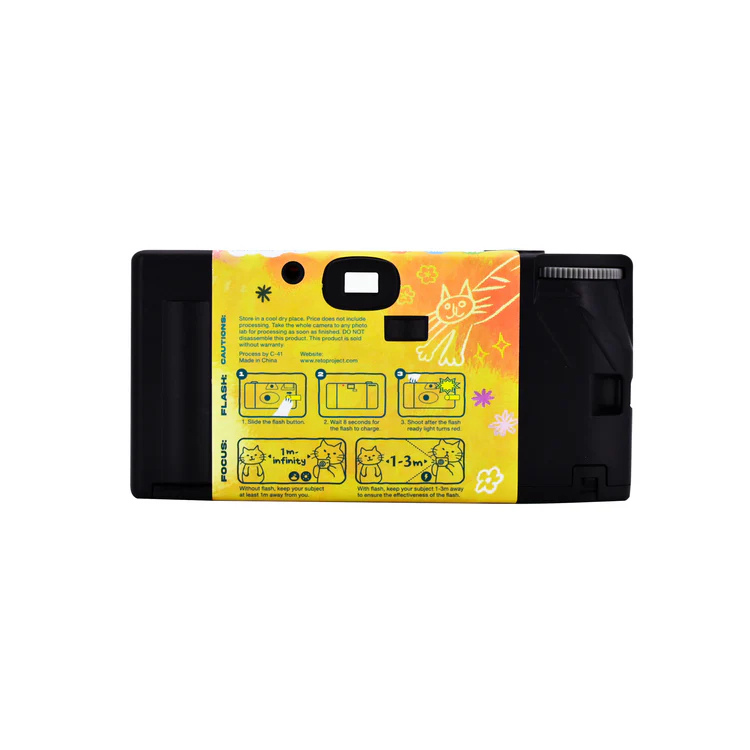 Reto Retocolor Cat'cha 35mm Disposable Film Camera with 27 exposures