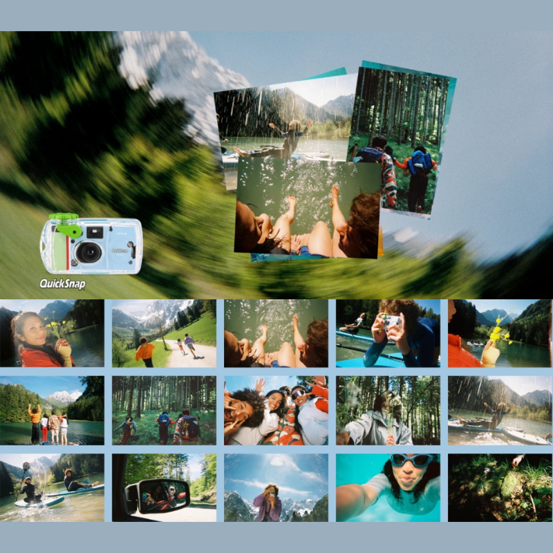 Fujifilm Quicksnap Active ISO800 35mm 135 Color Waterproof Negative Film Disposable Camera (27 pcs) (Japan version)