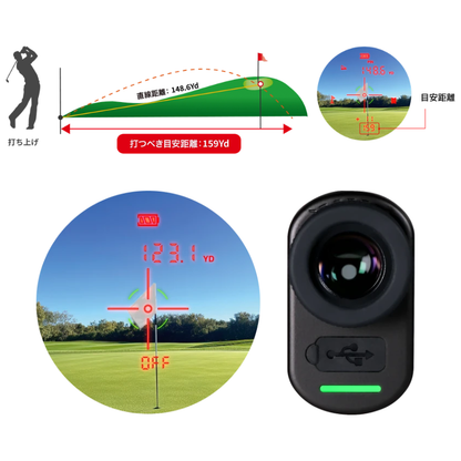Shot Navi Laser Rangefinder Steady 高爾夫雷射測距儀 (日本製造)