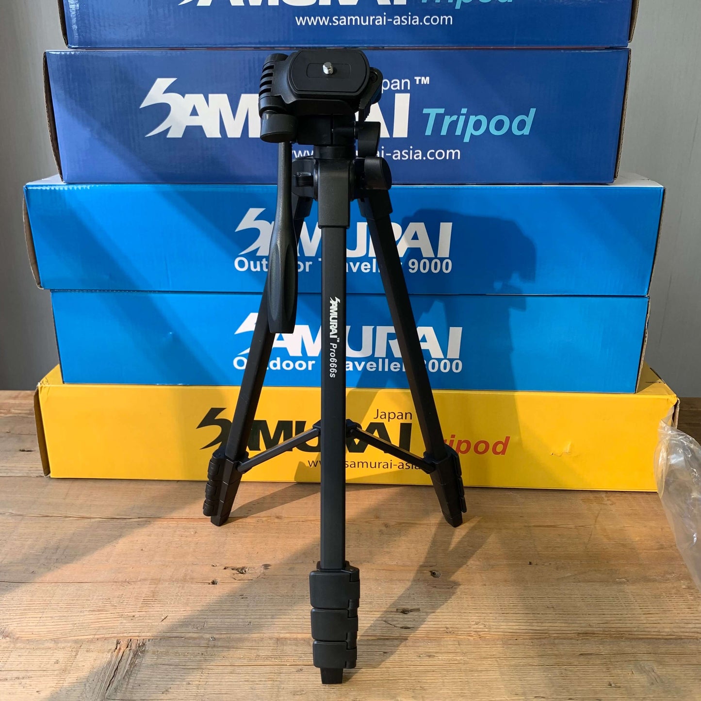 Samurai Pro 666S Tripod (with Handphone Holder)