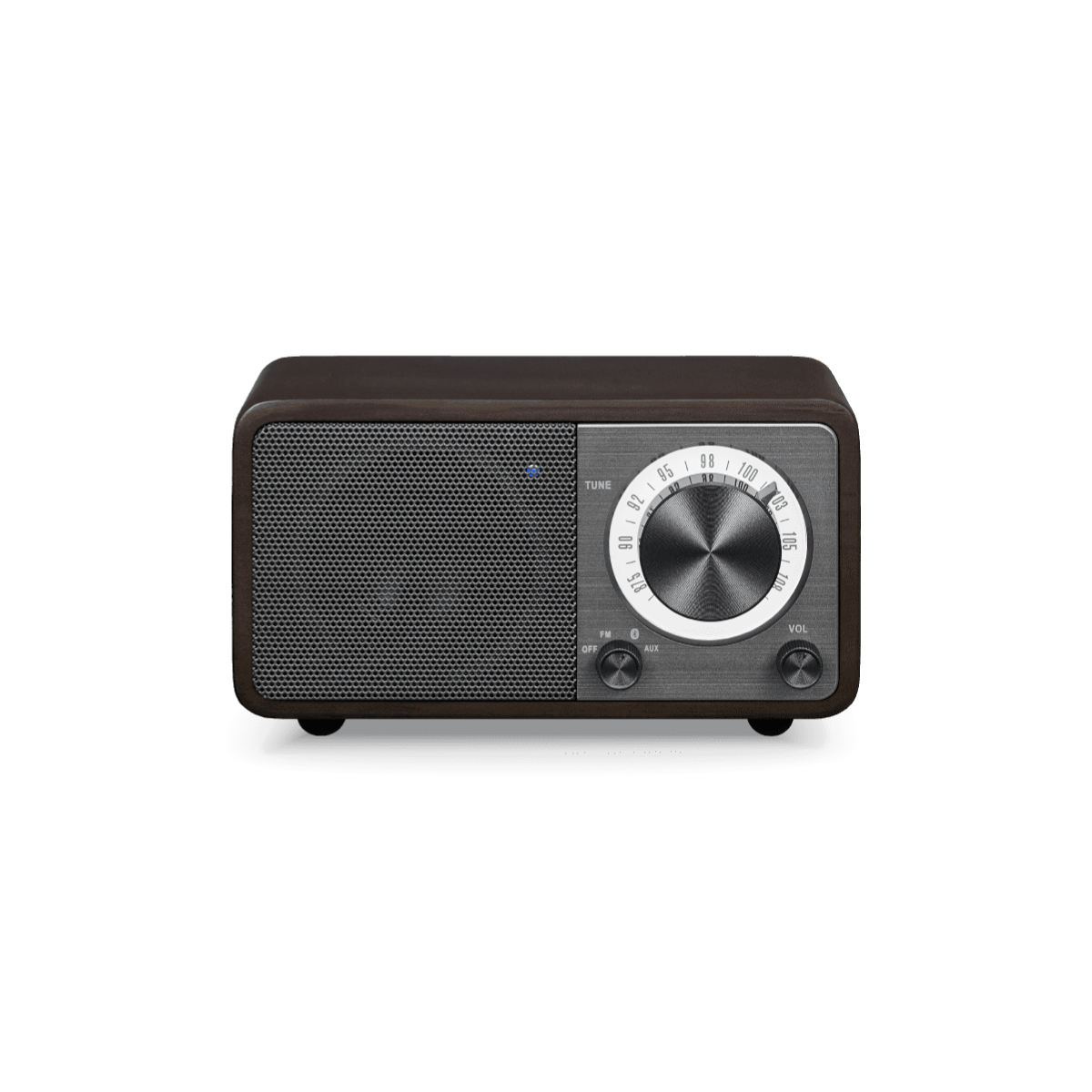 Sangean WR-7 FM / Bluetooth / Aux-in Wooden Cabinet Radio Dark Cherry (Authorized Goods)