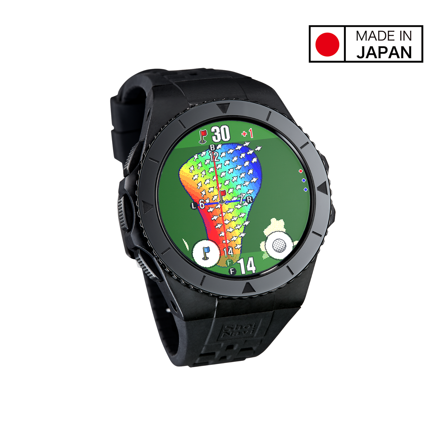 Shot Navi Exceeds 高爾夫 GPS 定位手錶 (日本製造)