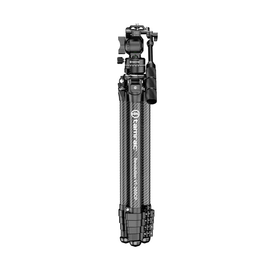 Tamrac Revolution V1 Carbon Fiber Tripod with 360° Damping Fluid Head (V1-265CP) Black