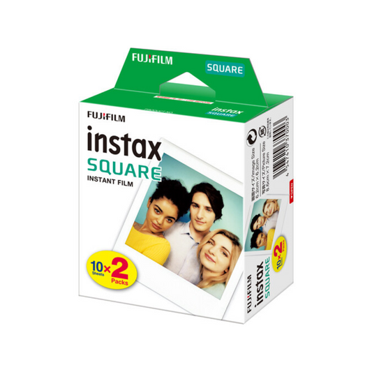 Fujifilm instax SQUARE Instant Film (White) 10x2 Pack