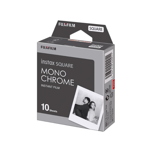 Fujifilm Instax SQUARE Monochrome Film (10 Sheets) (Exp 04/2027)