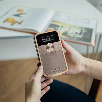 SANGEAN DDR-8 DAB DAB+/FM-RDS/Bluetooth Radio (WHITE ASH)