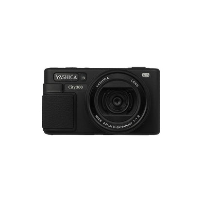 YASHICA City 300 數碼相機（黑色）附送 QuickFlash 相機閃光燈 (原裝行貨)