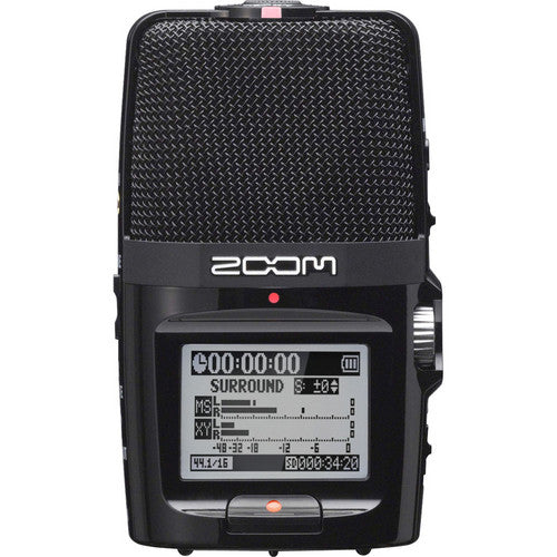 ZOOM H2n 2輸入/4軌便攜式手持錄音機 (內置5個麥克風)