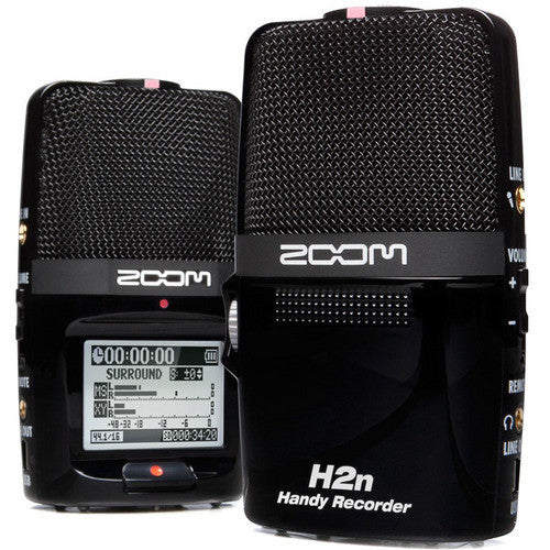 ZOOM H2n 2輸入/4軌便攜式手持錄音機 (內置5個麥克風)