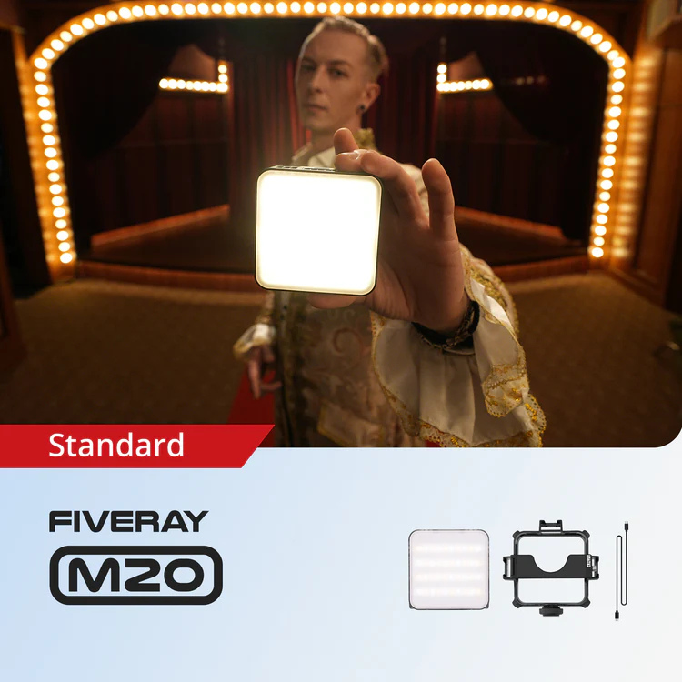 Zhiyun 智雲 Fiveray M20 20W 雙色 LED 便攜補光燈