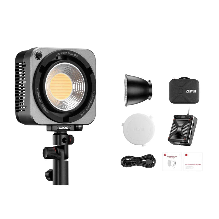 Zhiyun 智雲 Molus G200 200W 雙色 COB LED 攝影燈