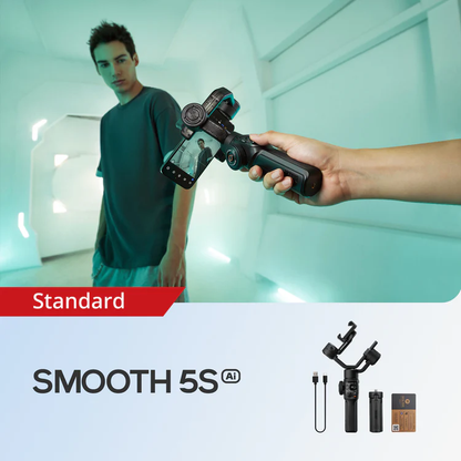 Zhiyun Smooth 5S AI 3-Axis Gimbal Stabilizer for Smartphone