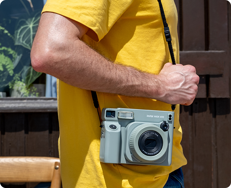 Fujifilm 富士菲林 instax WIDE 400 即影即有菲林相機 黑色 (平行進口)