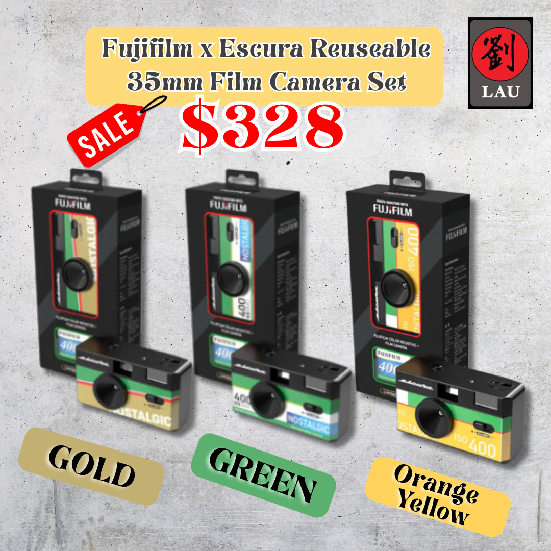 Fujifilm x Escura Reuseable 35mm Film Camera Set Limtied Edition