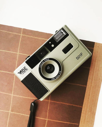 VIBE Photo German 501F Vintage 35mm Reusable Photo Film Camera