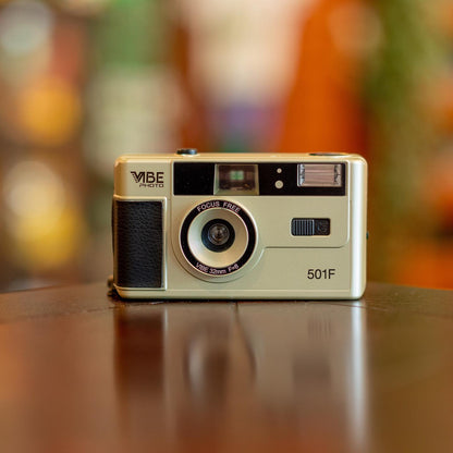 VIBE Photo German 501F Vintage 35mm Reusable Photo Film Camera